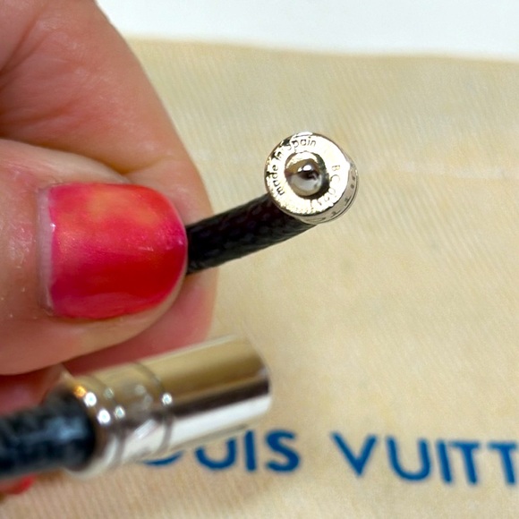 Louis Vuitton Keep It Bracelet Damier Ebene made in Spain 2021 & LV Dustbag - Picture 11 of 17